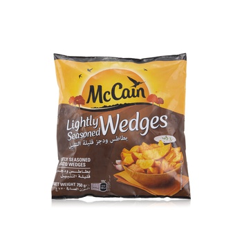 McCain Frozen Lightly Seasoned Potato Wedges 750G