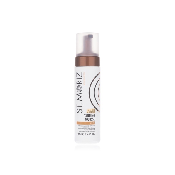 St Moriz Advanced Colour Correcting Tanning Mousse Light 200ml