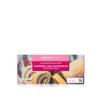 Spinneysfood Raspberry and Buttercream Sponge Roll 271g