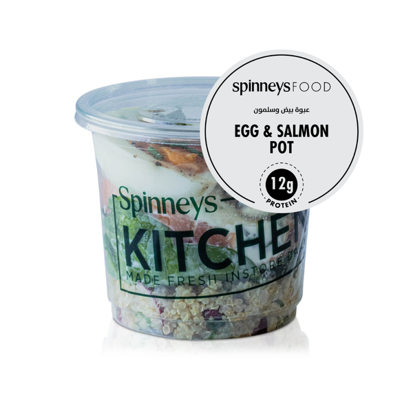 Spinneysfood Egg and Salmon Pot 113g