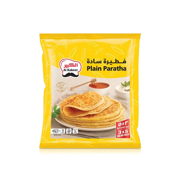 Al Kabeer Plain Paratha 3 x 400g