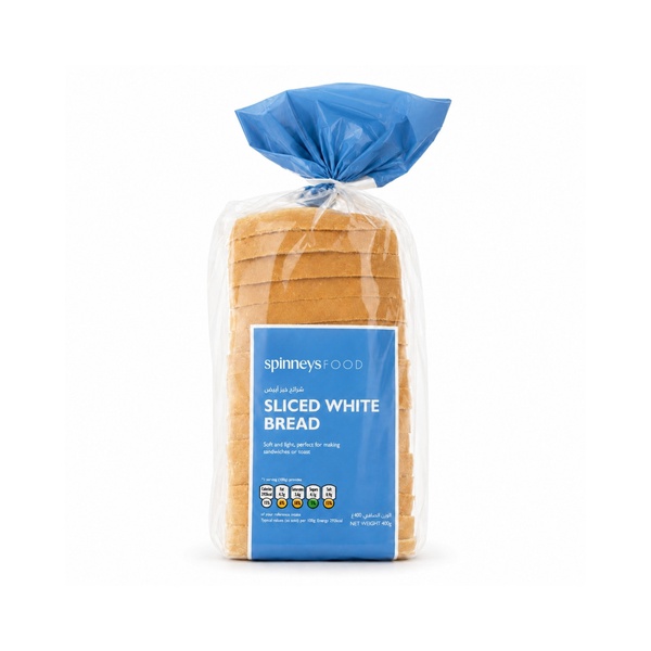 Spinneysfood White Bread 400g