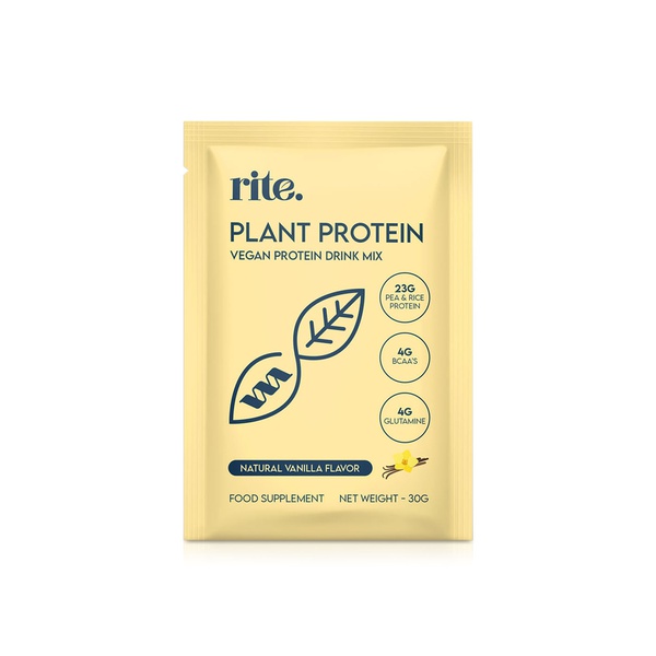 Rite Plant Protein Vanilla Sachet 30g