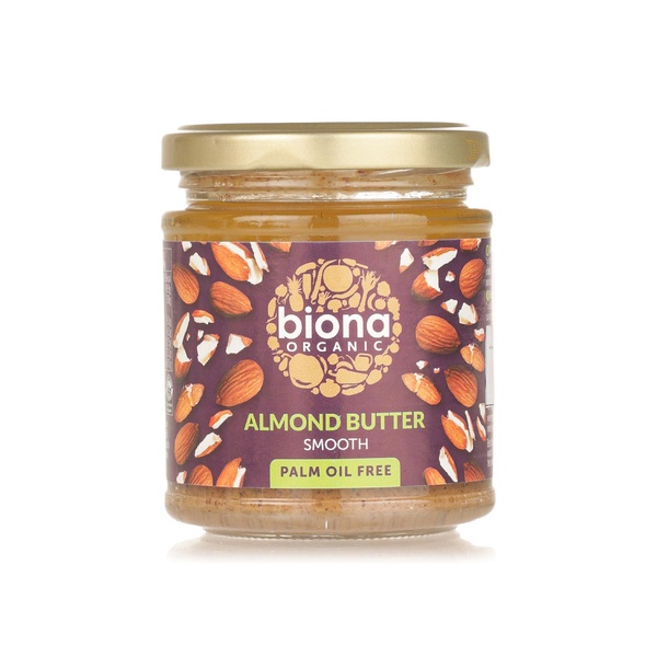 اشتري Biona organic smooth almond butter 170g في الامارات