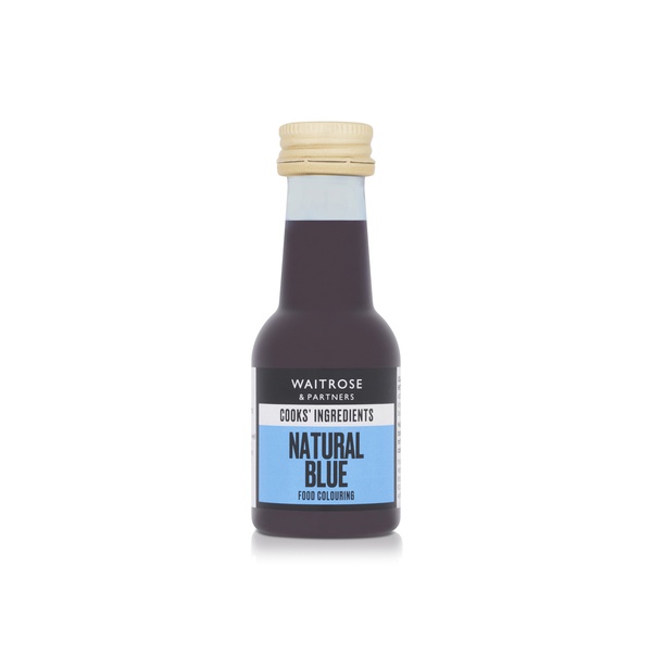 Waitrose Natural Blue Food Colouring 38ml