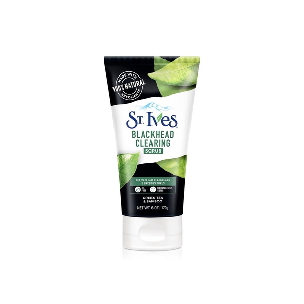 St. Ives Blackhead Clearing Green Tea & Bamboo Face Scrub 170g