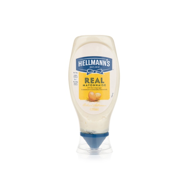 Hellmann's Real Squeezy Mayonnaise 430ml - Spinneys UAE