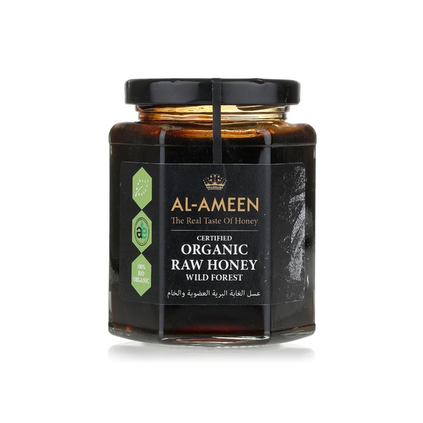 اشتري Al-Ameen organic raw wild forest honey 340g في الامارات
