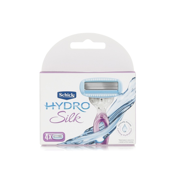 اشتري Schick Hydro Silk razor refill blades x4 في الامارات
