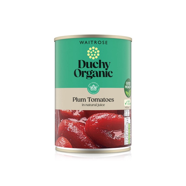 Waitrose Duchy Organic Canned Plum Tomatoes 400g