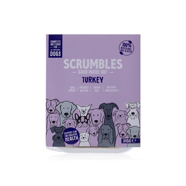 Scrumbles wet dog food turkey 395g price in UAE Spinneys UAE
