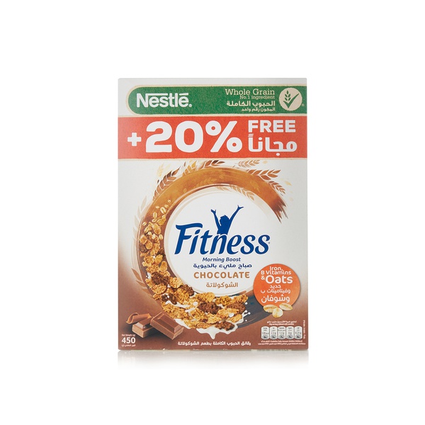 Buy Nestle fitness chocolate 375g+20 in UAE