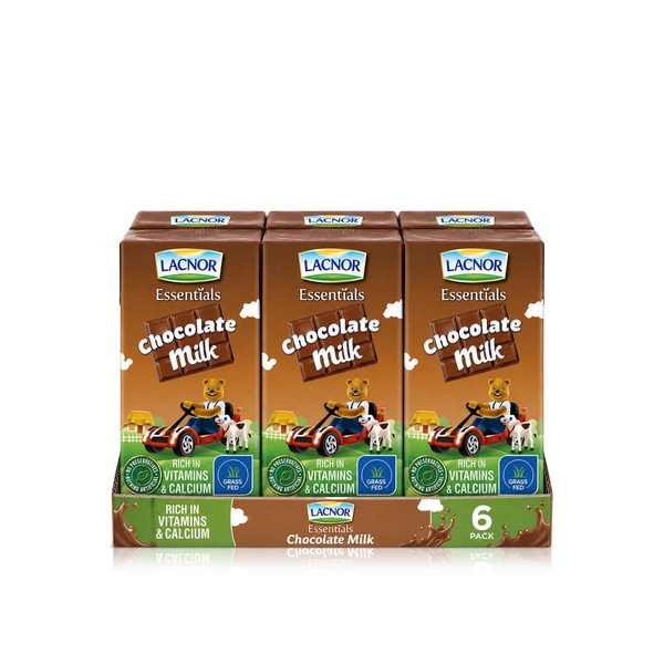 Lacnor Essentials Chocolate Milk 6 x 125 Ml