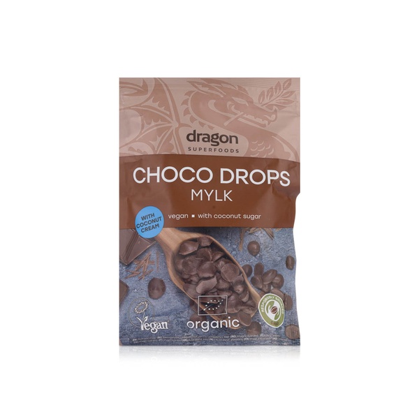 Dragon Superfoods Choco Drops Mylky Organic 200g