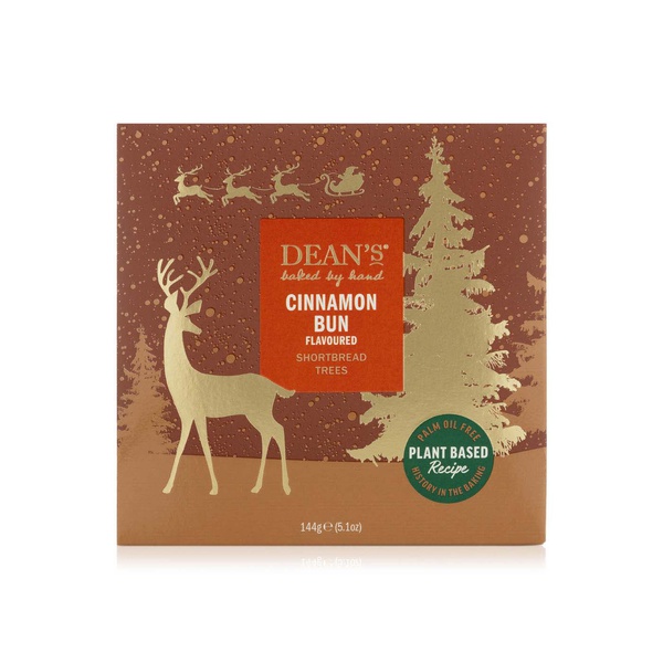 Buy Deans cinnamon bun shortbread trees 144g in UAE