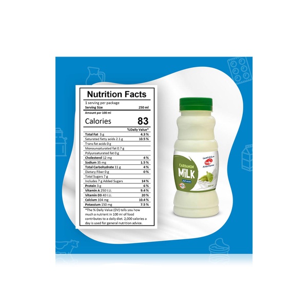 Al Ain Farms Fresh Cardamom Milk 250ml