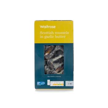 Waitrose Scottish Mussels with Garlic and Butter 2 x 250g