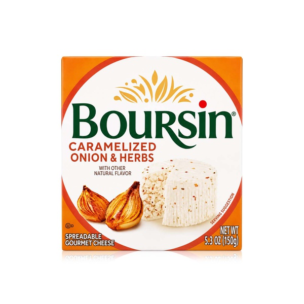 Boursin Caramelized Onion & Herbs Spreadable Cheese 150g