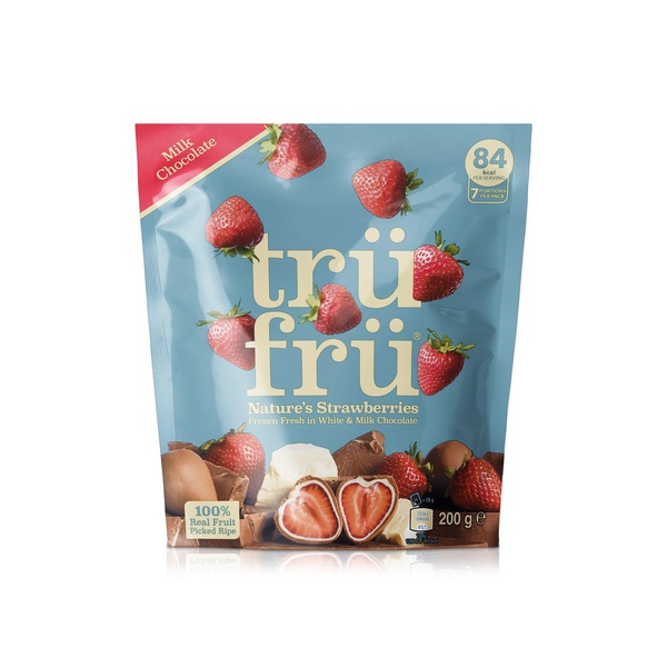 TruFru Strawberries White & Milk Chocolate 200g