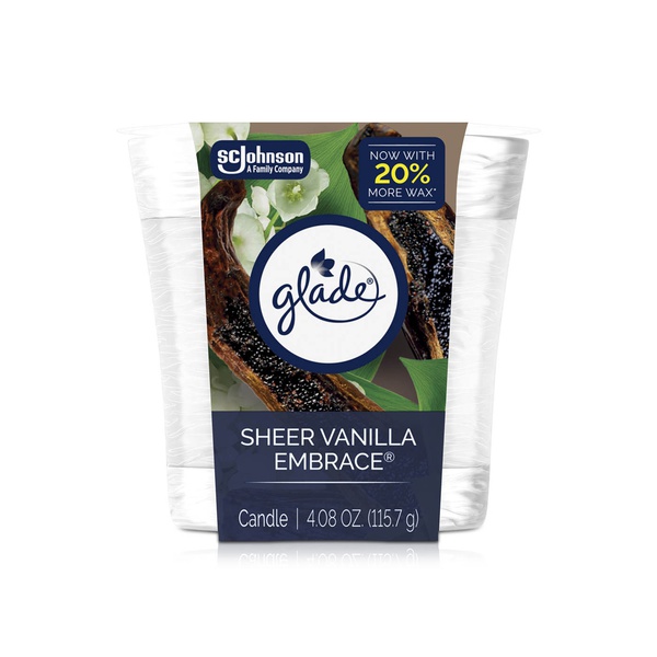 Glade Sheer Vanilla Embrace Candle 4.08oz