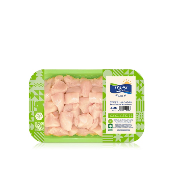 Radwa Fresh Chicken Breast Cubes 400g