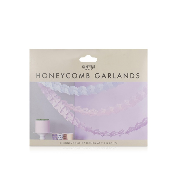 Ginger Ray Pastel Wave Hanging Garland 2.8m