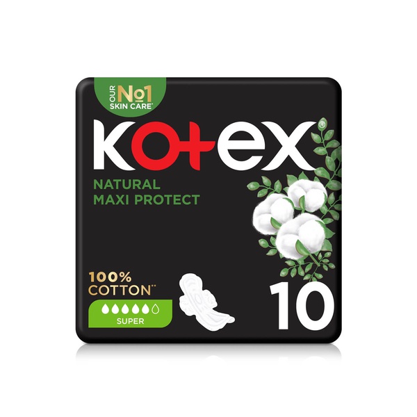 Kotex Natural Maxi Protect Sanitary Pads x 10