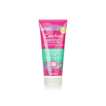 Carefree Intimate Wash Green Tea and Aloe 200ml