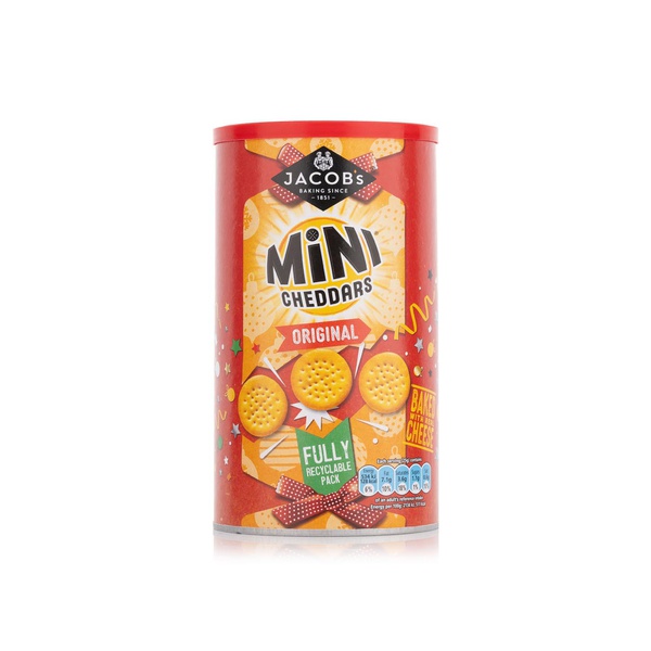 Jacobs Mini Cheddars Original Christmas Tub 260g