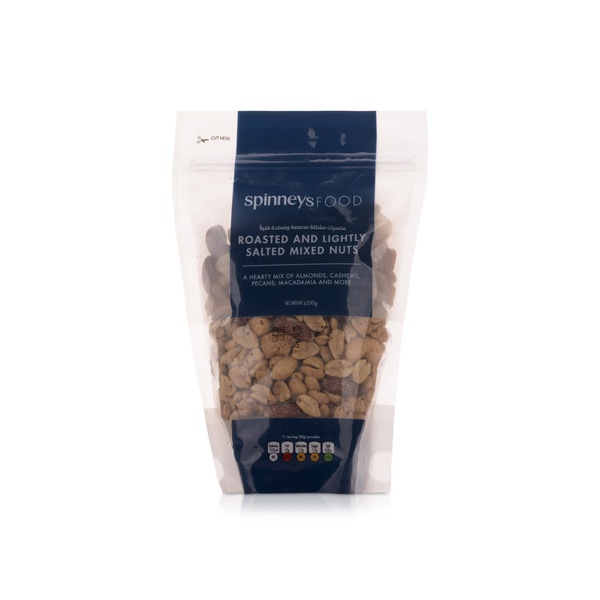 Spinneysfood Roasted and Lightly Salted Mixed Nuts 250g