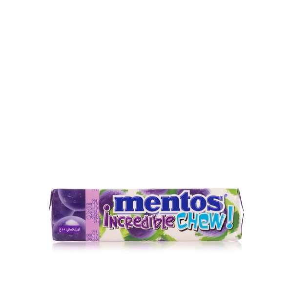 اشتري Mentos incredible chew grape 45g في الامارات