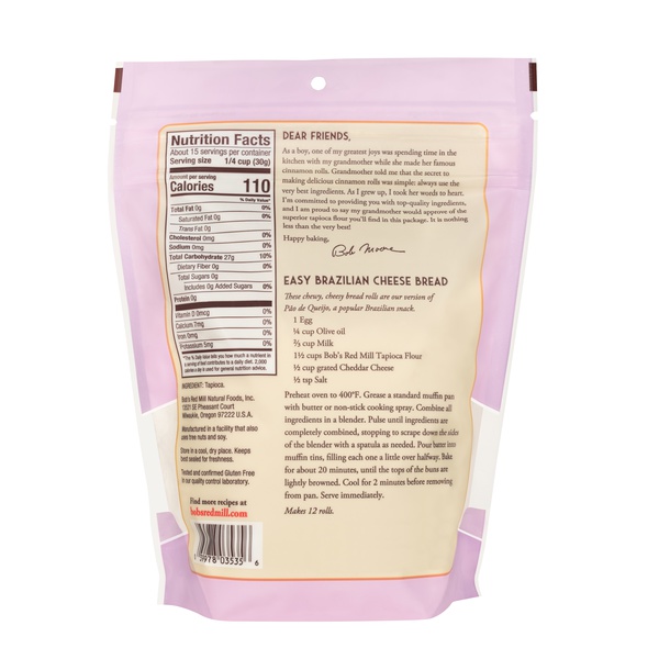 Bob's Red Mill Tapioca Flour 454g