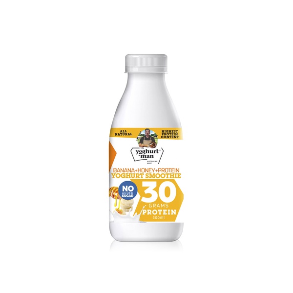 The Yoghurt Man Banana Honey Protein Smoothie 300ml