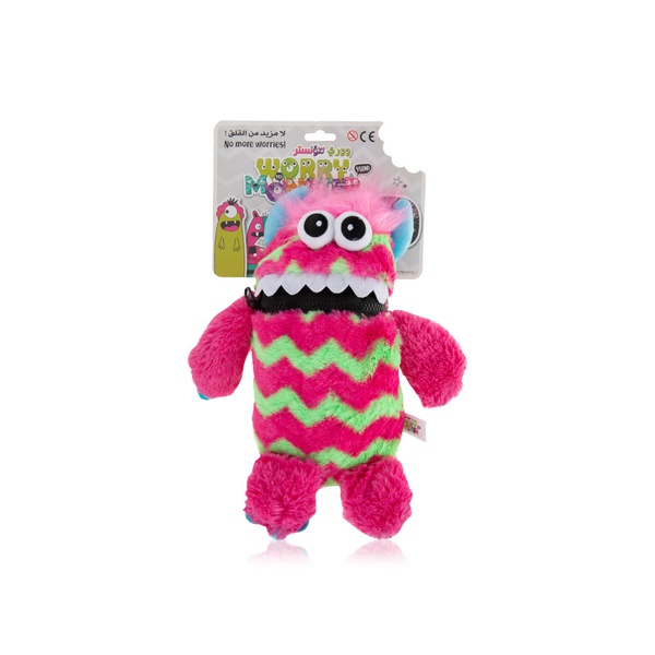 Buy PMS worry monster plush 9" (3 assorted colours) in UAE