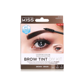 Kiss Brow Tint Diy Kit Brown Kebt01c