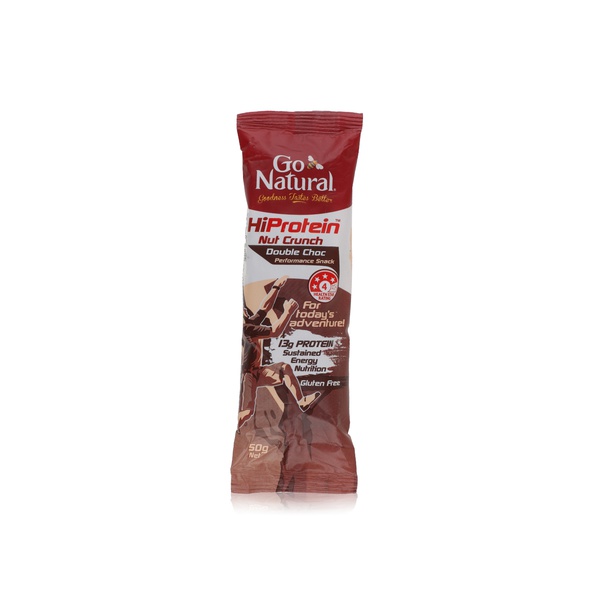 Go Natural Double Chocolate Protein Bar 50g