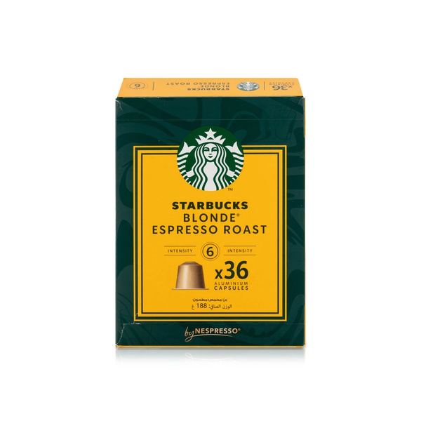 Starbucks Blonde Espresso Roast Coffee Capsules x 36 188g