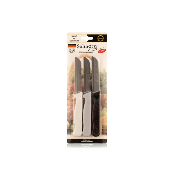 Solingen Glitter Handle Knife Set 3 Pieces