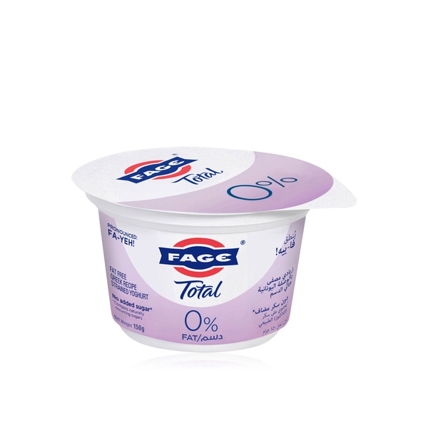 اشتري Fage total 0% fat Greek yoghurt 150g في الامارات