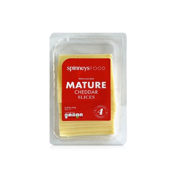 Spinneysfood Mature Cheddar Slices 200g