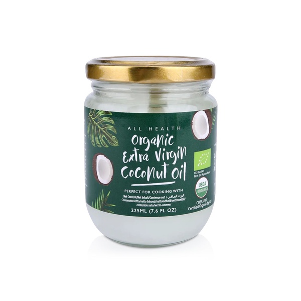 All Health Organic Extra Virgin Coconut Oil 225ml
