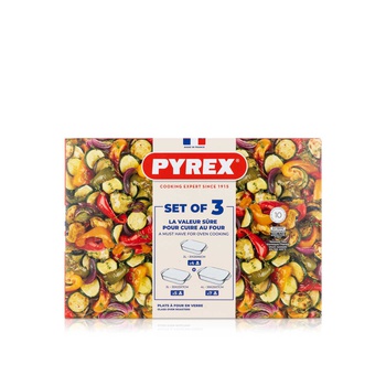 Pyrex Roaster Rectangular Set 3S