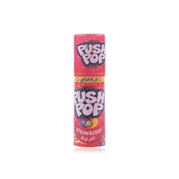 Buy Bazooka Push Pop blackcurrant and strawberry 15g in UAE