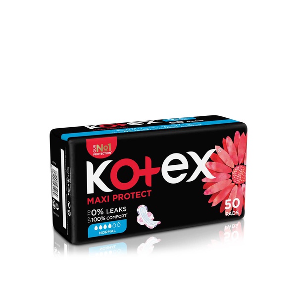 Kotex Maxi Protect Normal Pads with Wings 50s