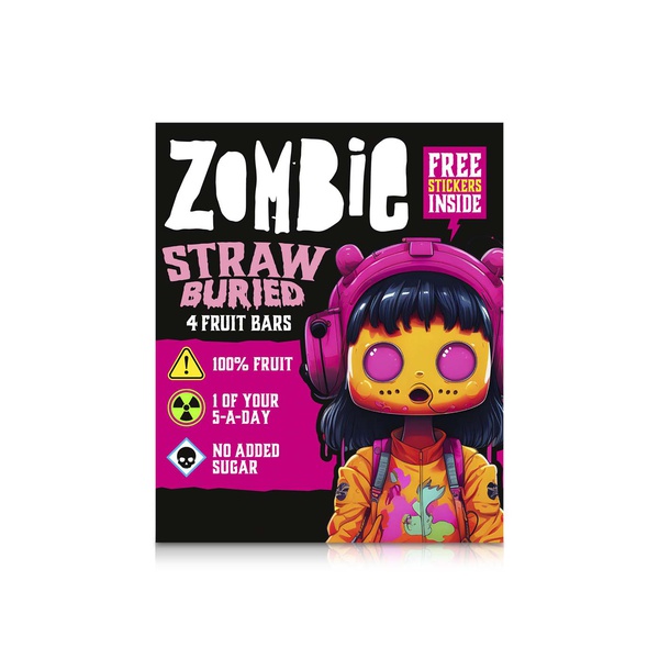Zombie Fruit Leatherz Strawburied 4 x 25g