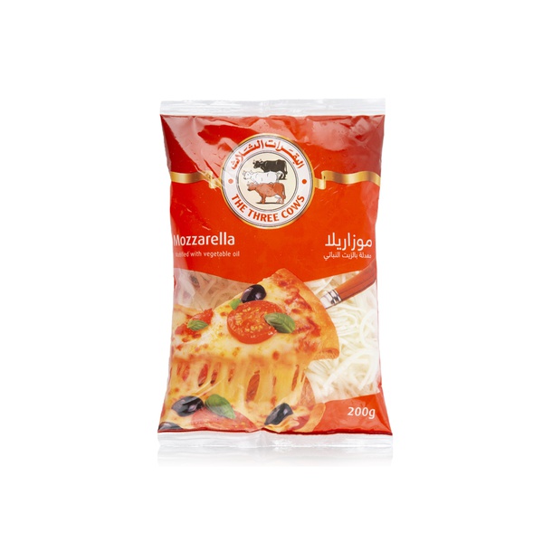 The Three Cows Shredded Mozzarella 200g