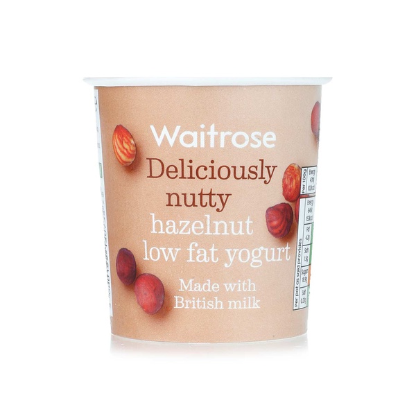 Buy Waitrose deliciously nutty hazelnut yogurt 150g in UAE