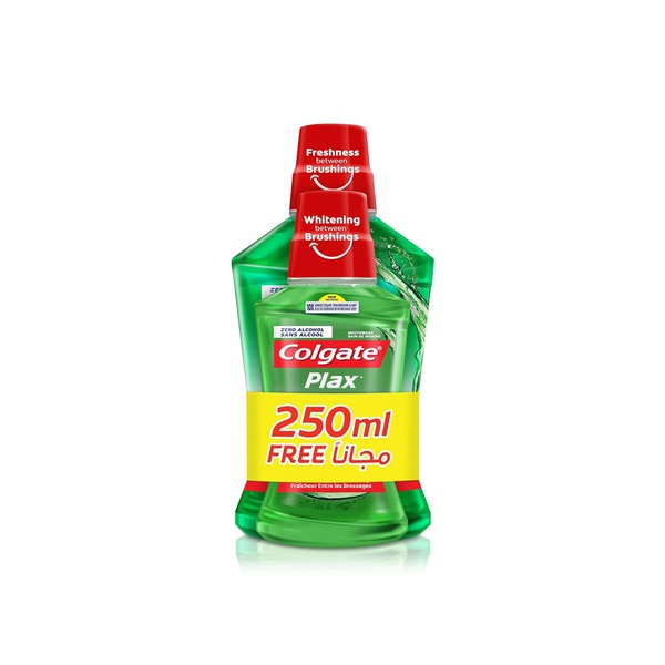 Colgate Plax Green Tea 500ml + 250ml