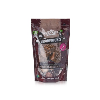 Brodericks Handmade Double Chocolate Mini Brownie Bites 140g