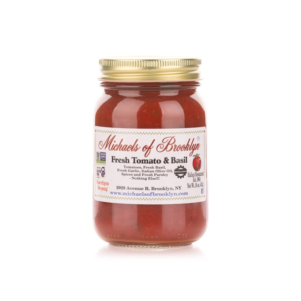 Michaels of Brooklyn Fresh Tomato and Basil Sauce 453g